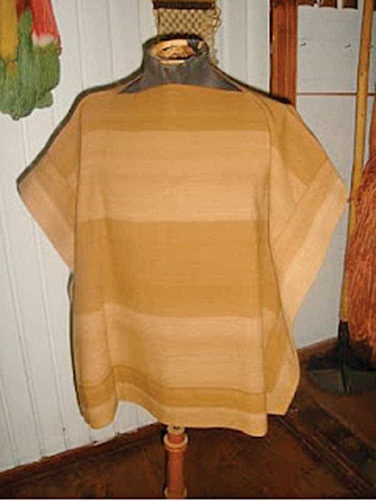 Poncho de vicuña.